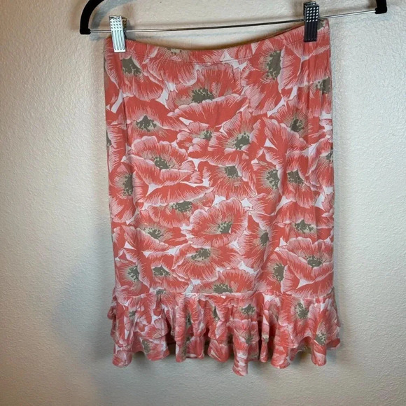 Tommy Bahama Women's Tropical Mini Floral Ruffled Skirt Resort Vacation Size XS - Picture 6 of 7